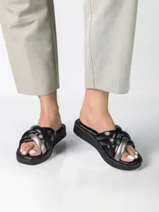 Monrow Women Open Toe Flats