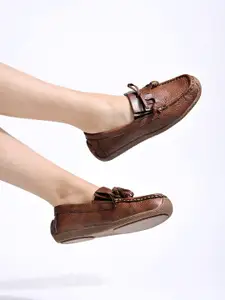 Stylestry Women Everyday Loafers With Bow Details
