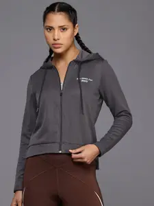 HRX by Hrithik Roshan Printed Rapid-Dry Hooded Sweatshirt