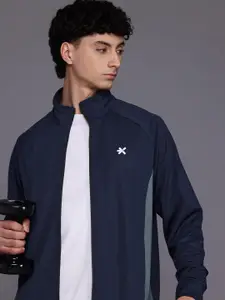 HRX by Hrithik Roshan Rapid-Dry Colorblocked Training or Gym Jacket