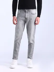 Flying Machine Men Tapered Fit Heavy Fade Stretchable Jeans
