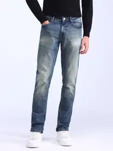 Flying Machine Men Slim Fit Heavy Fade Stretchable Cotton Jeans