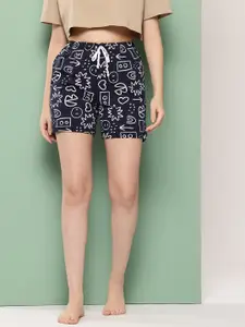 Leading Lady Women Printed Lounge Shorts