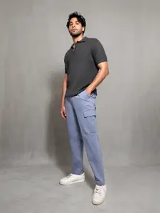 French Connection Polo Collar Bio Finish T-shirt