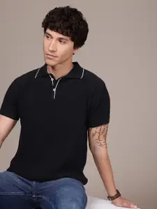 French Connection Polo Collar Bio Finish T-shirt