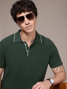 French Connection Polo Collar Bio Finish T-shirt