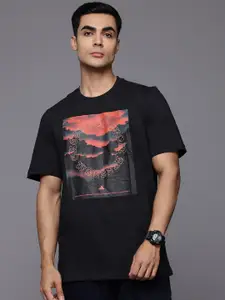 ADIDAS Graphic Print Pure Cotton T-shirt