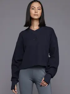 ADIDAS All Szn Ribbed V-neck Sweatshirt