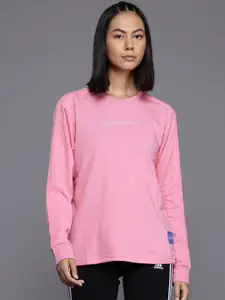 ADIDAS Typography Printed Sweatshirt