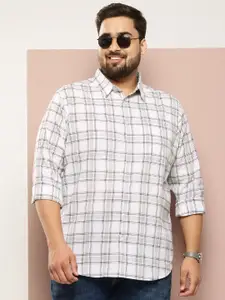 Sztori Men Plus Size Classic Checked Casual Shirt