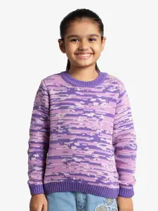 Ed-a-Mamma Girls Cable Knit Pullover