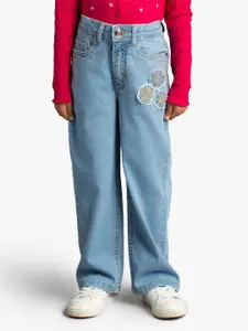 Ed-a-Mamma Girls Comfort Straight Fit  Stretchable Jeans