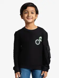 Ed-a-Mamma Boys Embroidered Pullover Sweatshirt