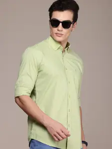 French Connection Men Smart Slim Fit Pure Cotton Casual Shirt