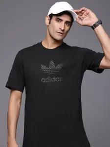 ADIDAS Originals Men Monogram Pure Cotton T-shirt