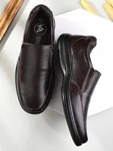 Auserio Men Leather Formal Slip-On Shoes