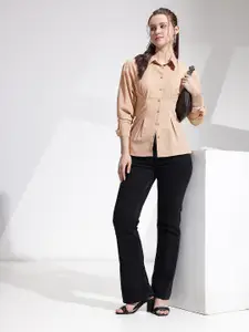 encore by INVICTUS Spread Collar Casual Shirt