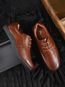 Auserio Men Leather Derbys Formal Shoes