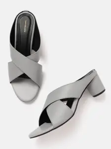 Van Heusen Open Toe Block Heels