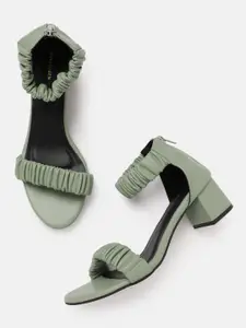 Van Heusen Open Toe Block Heels