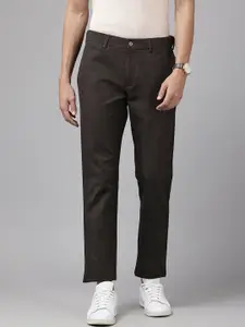 Blackberrys Men Checked Slim Fit Trousers