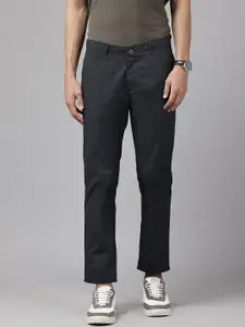 Blackberrys Men Printed Slim Fit Trousers