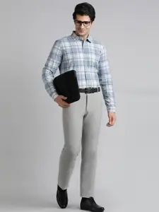 SUBTRACT Men 4 Way Stretch Flex Waist Slim Fit Formal Trousers