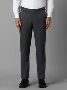 Louis Philippe Men Printed Slim Fit Formal Trouser