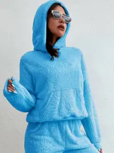 The Dry State Women Hooded Longline Pullover