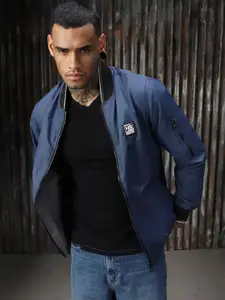 High Star Men Lightweight Bomber with Embroidered Jacket