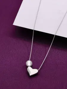 KAI JEWEL 925 Sterling Silver Rhodium-Plated Beaded Necklace