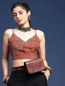 Taavi Printed Pure Cotton Bagru Top