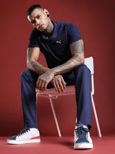 Puma TRAIN Cat Logo Polo Collar Slim Fit T-shirt