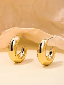 KRENOZ Classic Half Hoop Earrings