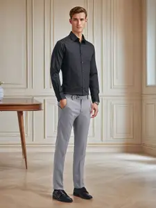 Arrow Men Modern Slim Fit Opaque Printed Formal Shirt