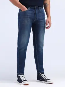 Flying Machine Men Classic Relaxed Fit Heavy Fade Stretchable Jeans