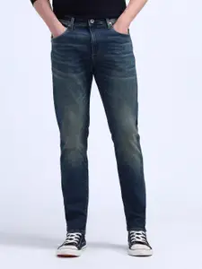 Flying Machine Men Prince Slim Fit Heavy Fade Stretchable Jeans