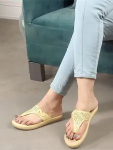 Mast & Harbour Women Open Toe Flats