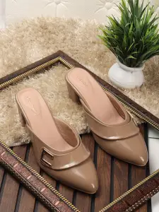 DressBerry Women Mules Block Heel Sandals