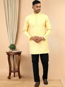 TATTVA Men Mirror Work Kurta