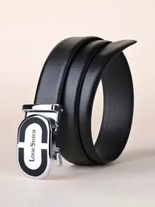 LOUIS STITCH Premium VT Leather Men Auto Lock Buckle Belt