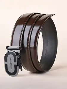 LOUIS STITCH Premium VT Leather Men Auto Lock Buckle Belt