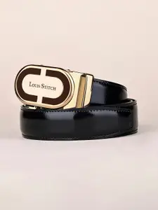 LOUIS STITCH Premium VT Leather Men Auto Lock Buckle Belt