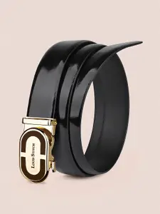 LOUIS STITCH Premium VT Leather Men Auto Lock Buckle Belt