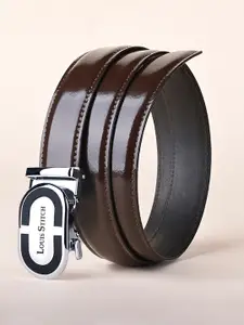LOUIS STITCH Premium VT Leather Men Auto Lock Buckle Belt