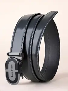 LOUIS STITCH Premium VT Leather Men Auto Lock Buckle Belt