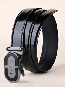LOUIS STITCH Premium VT Leather Men Auto Lock Buckle Belt
