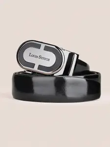 LOUIS STITCH Premium VT Leather Men Auto Lock Buckle Belt
