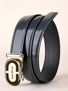 LOUIS STITCH Premium VT Leather Men Auto Lock Buckle Belt