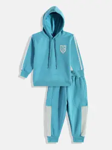 Here&Now X Game Begins Boys Pure Cotton Hooded Sweatshirt with Joggers